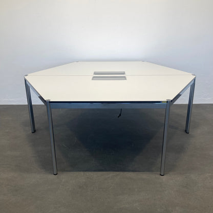 USM Haller Classic Doppel-Trapez-Sitzungstisch 2000 x 1740 mm - 6039916