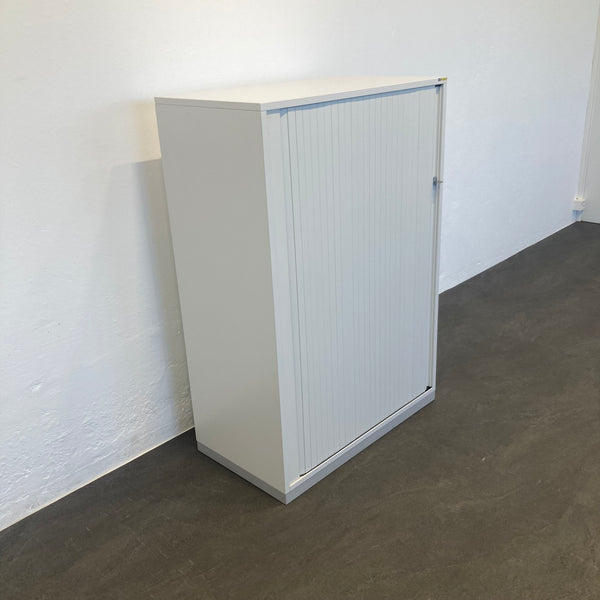 Steelcase Share It Lateralschrank Lichtgrau Hell-Silbergrau mit 2 HR-Auszügen mit Schlüssel