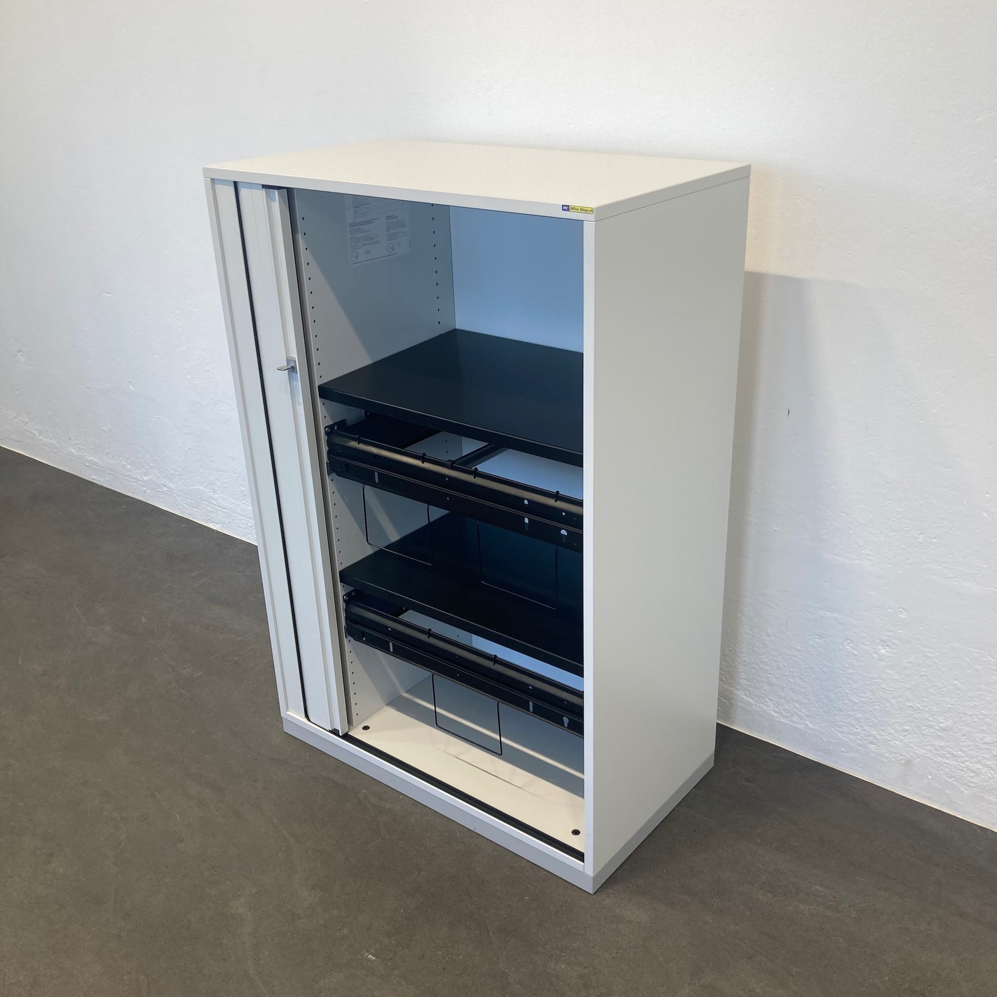 Steelcase Share It Lateralschrank mit 2 HR-Auszügen offen von rechts - 6039925