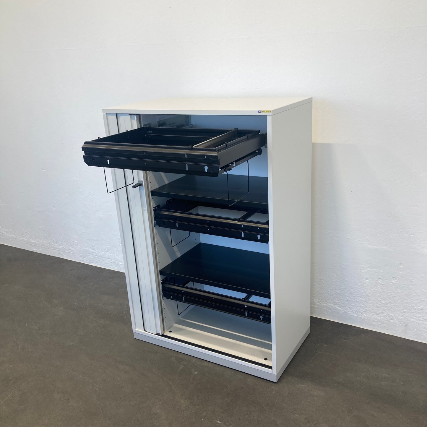 Steelcase Share It Lateralschrank mit 3 HR-Auszügen offen von rechts - 6039927