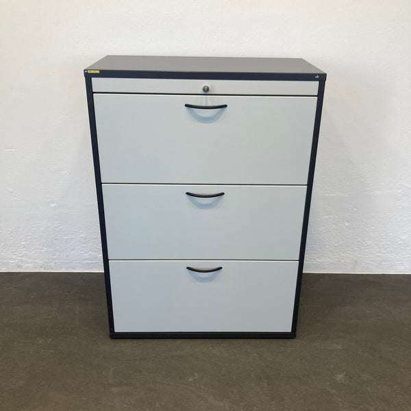 Elan Euroffice Hängeregisterschrank 3 Auszüge 400mm tief - mit Schlüssel