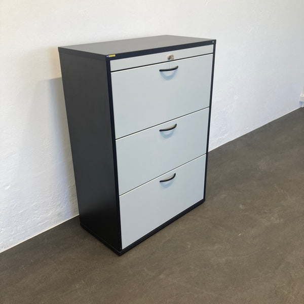 Elan Euroffice Hängeregisterschrank 3 Auszüge 400mm tief - mit Schlüssel