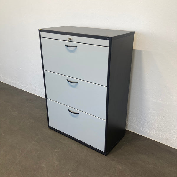 Elan Euroffice Hängeregisterschrank 3 Auszüge 400mm tief - mit Schlüssel