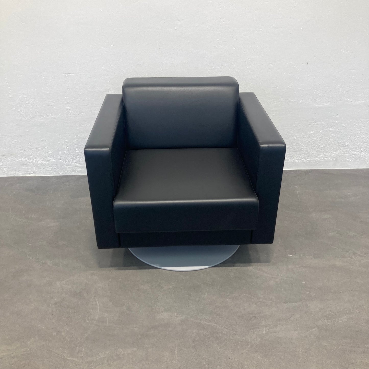 Poltrona Frau Exclusiv Sessel aus Leder Schwarz - 6039957