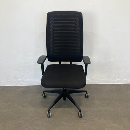 Girsberger Reflex Bürodrehstuhl Stoffbezug Schwarz - 6039964