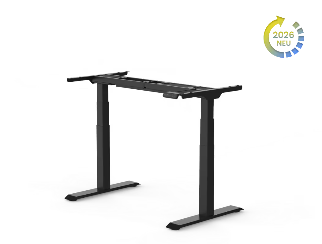 Flexispot E7W Sitz-Steh-Schreibtischgestell in Schwarz - 6039966