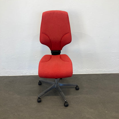 Giroflex G64 Bürodrehstuhl mit Stoffbezug Rot gemustert - 6039973