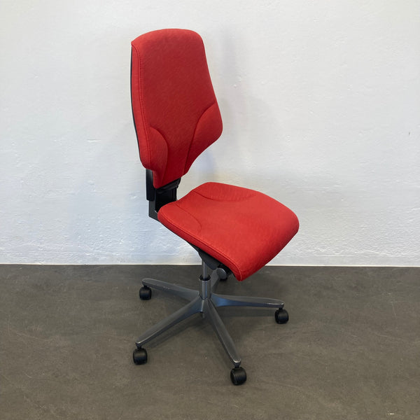 Giroflex G64 Bürodrehstuhl rot ohne Armlehnen