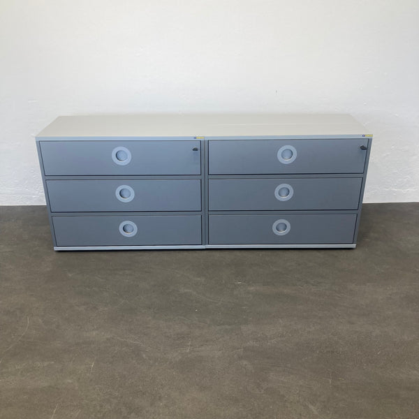 Denz D3 Schubladen-Sideboard Anthrazit - 1600mm - mit Schlüssel