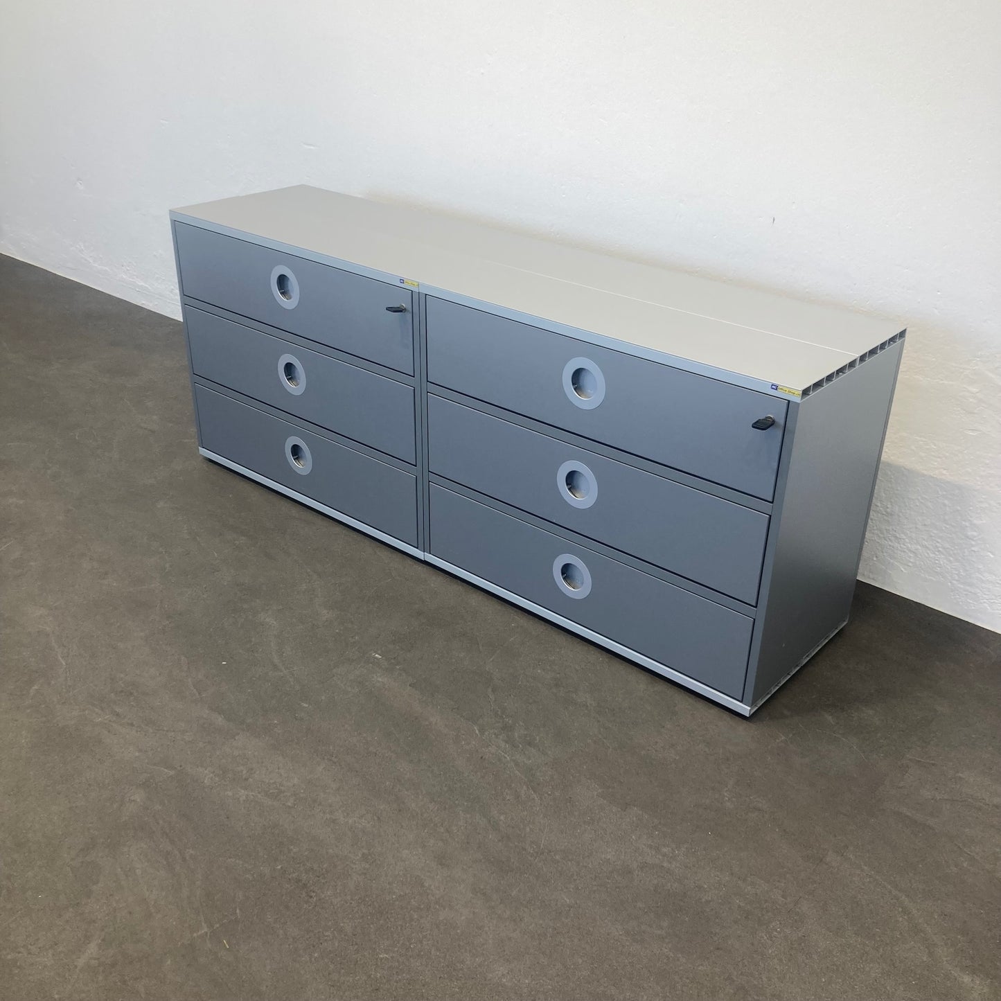 Denz D3 Schubladen-Sideboard Ansicht mit Schlüssel - 6039986