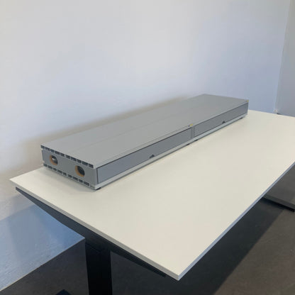 Denz D3 Tischmodul mit Abdeckung Aluminium in Silbergrau - 6039988