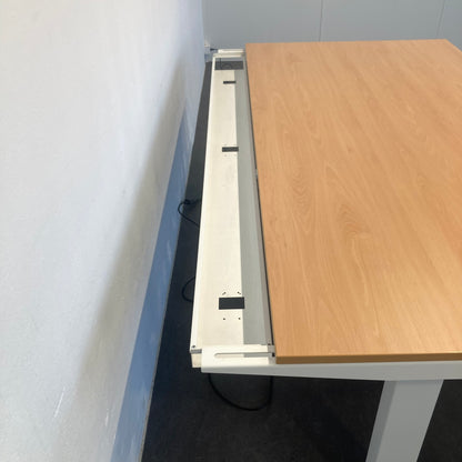 MC Office Shop MC Stand V2 Sitz-Steh Schreibtisch mit grosser Kabelwanne - 6039884