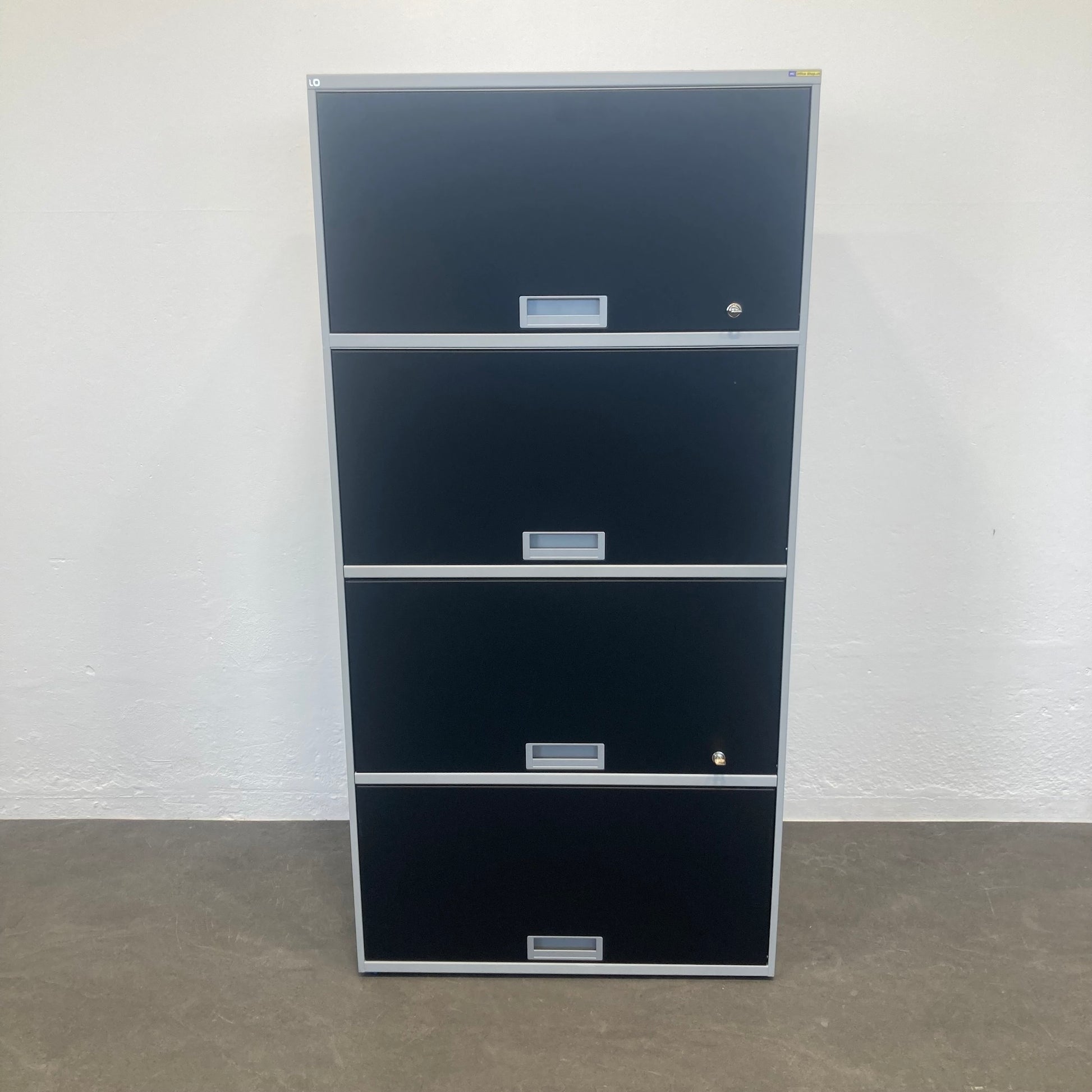 Lista Office LO Qub Modul-Kombination in Schwarz und Silbergrau - 6039991
