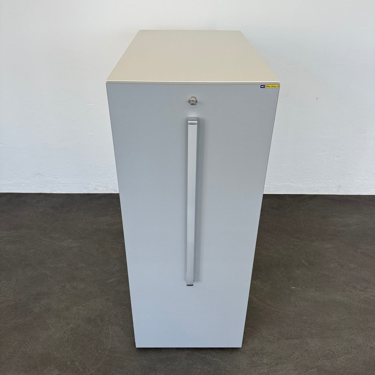 Steelcase Apothekerschrank Öffnung links Lichtgrau Hell - 6040025