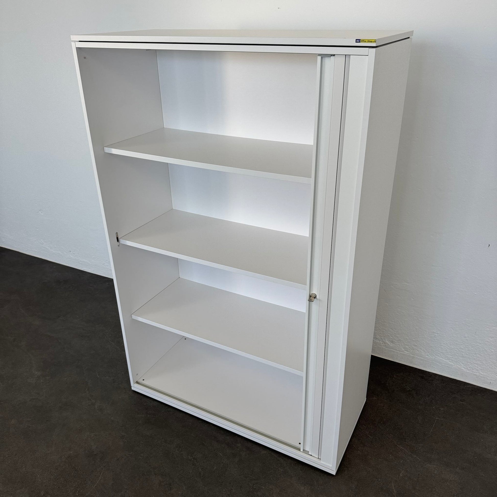 Haworth Be_Hold Elements Lateralschrank offen von der Seite - 6040043