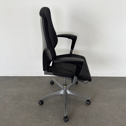 Giroflex G64 Bürodrehstuhl mit Fusskreuz Aluminium Anthrazit - 6040050