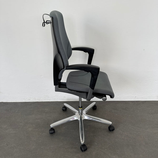 Giroflex G64 Bürodrehstuhl Armlehnen höhenverstellbar - Anthrazit