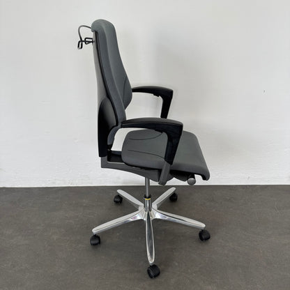 Giroflex G64 Bürodrehstuhl mit Fusskreuz Aluminium poliert - 6040051
