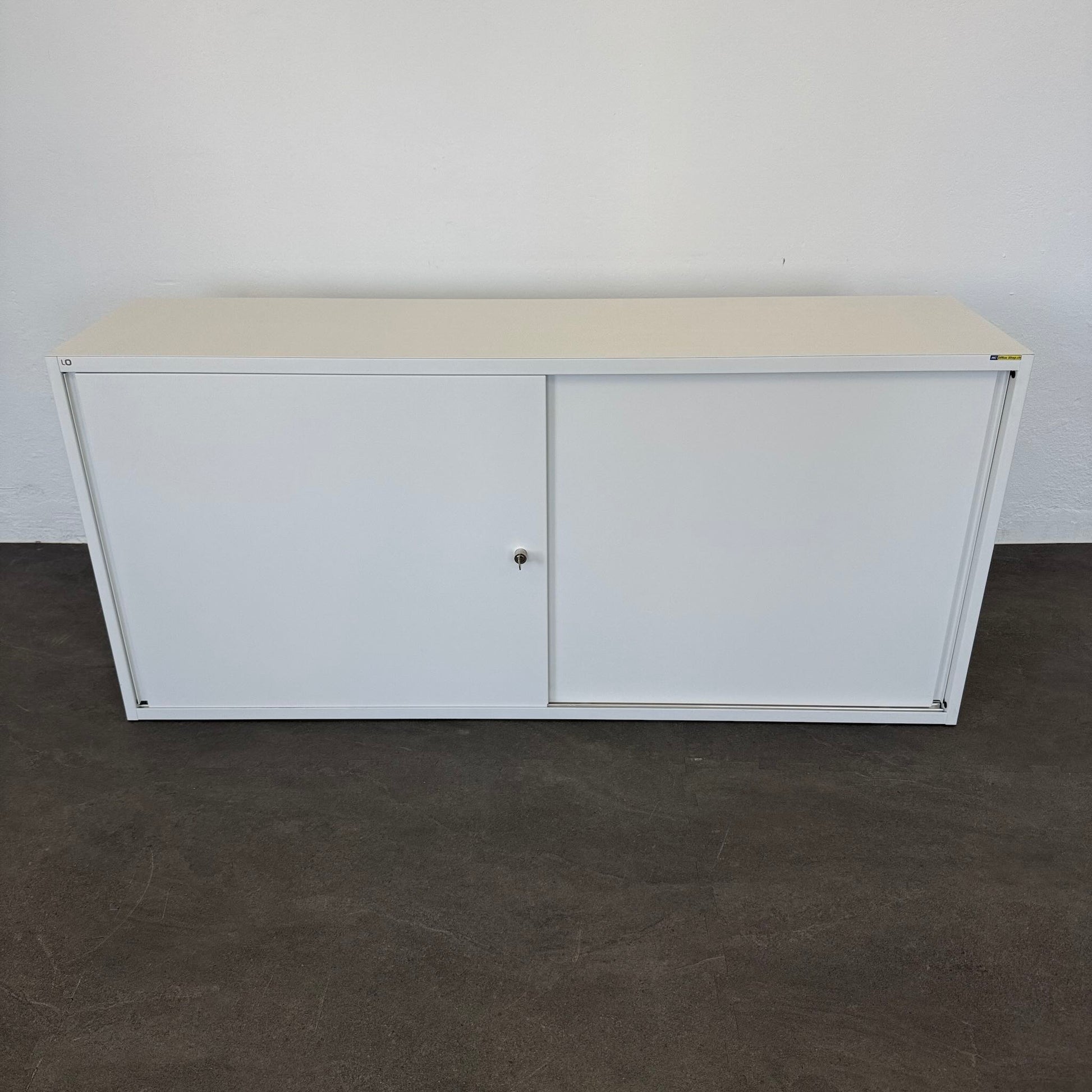 Lista Office LO Storage Schiebetür-Aktenschrank Metall Weiss - 6040055