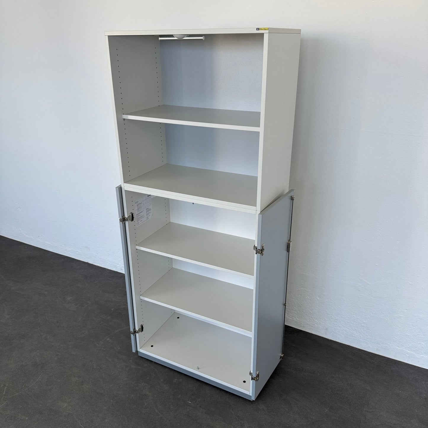 Steelcase Share It Kombi-Aktenschrank seitliche Ansicht