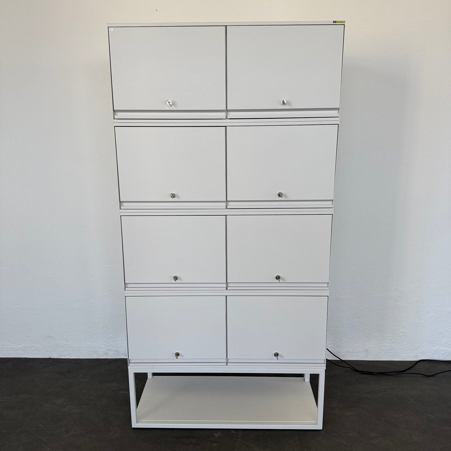 Lista Office LO Locker Garderobenschrank Metall weiss - 6040063