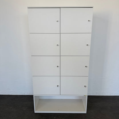 Haworth BeHold Locker Garderobenschrank Spanplatte weiss - 6040307