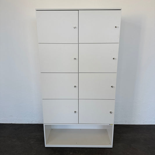 Haworth BeHold Locker Garderobenschrank Spanplatte weiss - 6040307