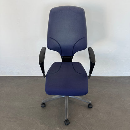 Giroflex G64 Bürodrehstuhl mit Bezug Stoff Dunkelblau - 6040315