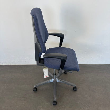 Giroflex G64 Bürodrehstuhl mit Fusskreuz Aluminium Anthrazit - 6040316