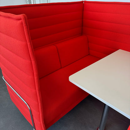 Vitra Alcove Highback Cabin Lounge-Sessel mit je 2 Kissen - 6040319