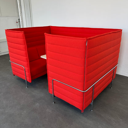 Vitra Alcove Highback Cabin Lounge-Sessel Ansicht von rechts - 6040319