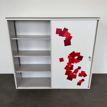 Lista Storage Schiebetür-Aktenschrank für 4 Ordner-Reihen - 6040326