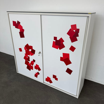 Lista Storage Schiebetür-Aktenschrank mit Schlüssel - 6040326
