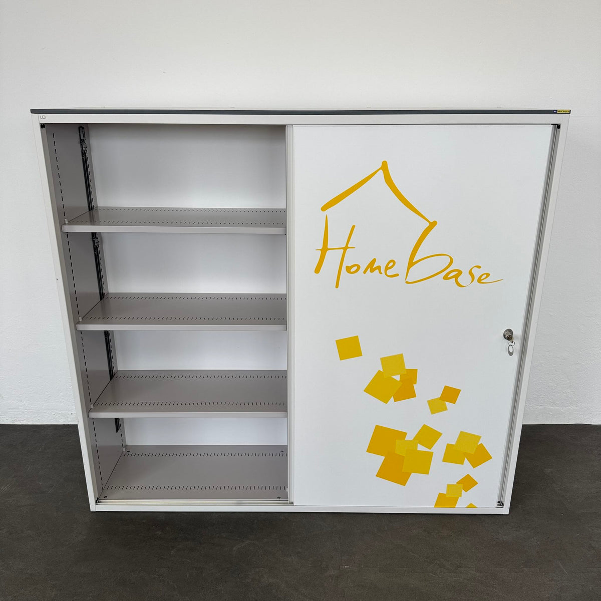 Lista Storage Schiebetür-Aktenschrank für 4 Ordner-Reihen - 6040328