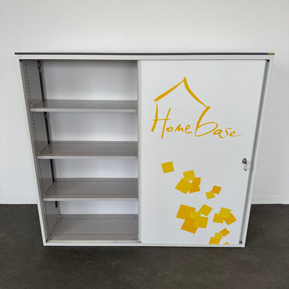Lista Storage Schiebetür-Aktenschrank für 4 Ordner-Reihen - 6040328