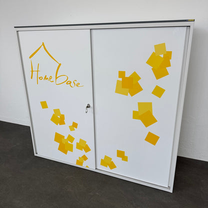 Lista Storage Schiebetür-Aktenschrank mit Schlüssel - 6040328