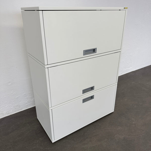 Zurbuchen Tamos Kombischrank - 3 Module - Weiss - 2 x Klappe - 1 x HR - ohne Schliessung