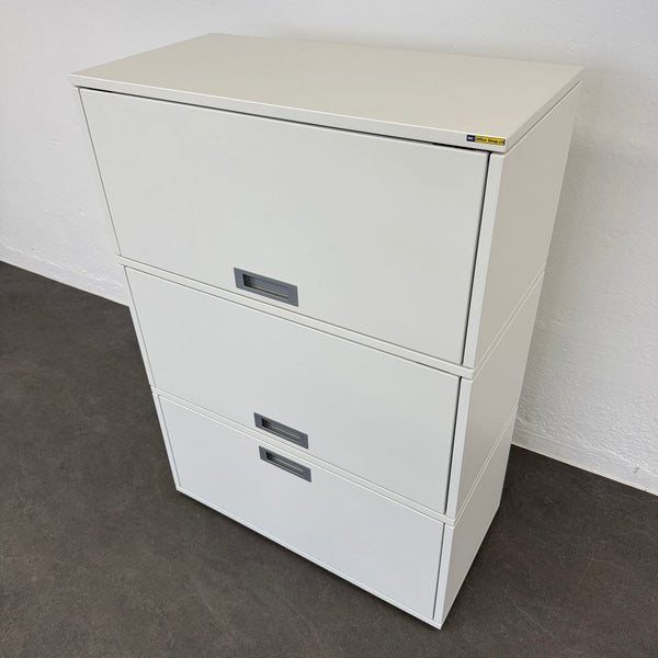 Zurbuchen Tamos Kombischrank - 3 Module - Weiss - 2 x Klappe - 1 x HR - ohne Schliessung