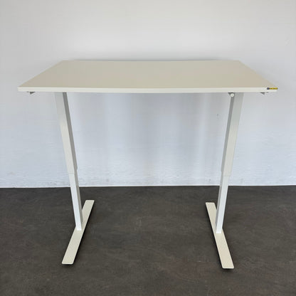 IKEA Skarsta Sitz-Steh-Schreibtisch mit Tischplatte weiss - 6040357