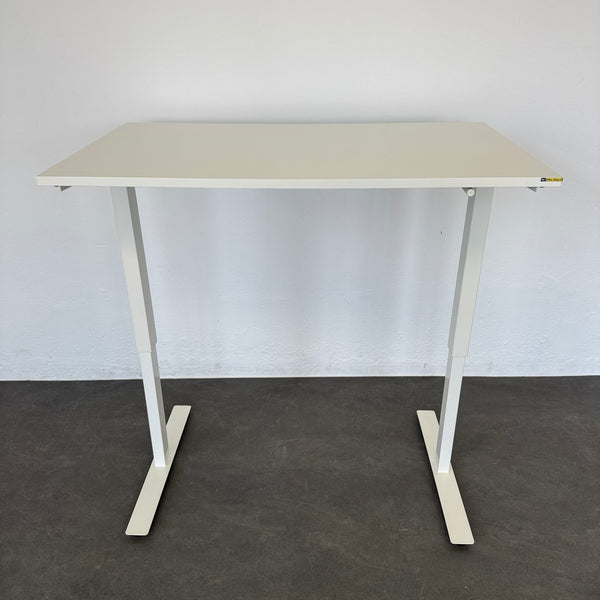 IKEA Skarsta Sitz-Steh-Schreibtisch mit Tischplatte weiss - 6040357