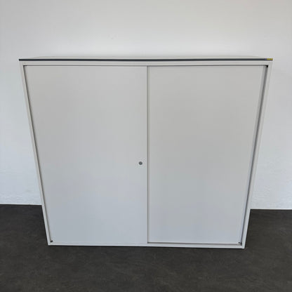 Lista Office LO Storage Schiebetür-Aktenschrank Metall Weiss - 6040358