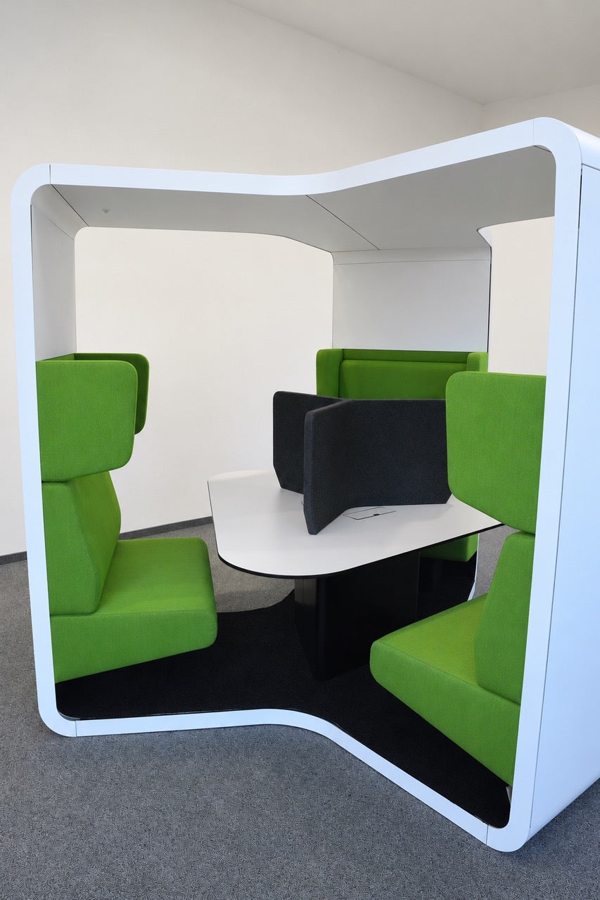 Lista Office Mindport Touch Down mit Tischplatte Weiss - 6040366