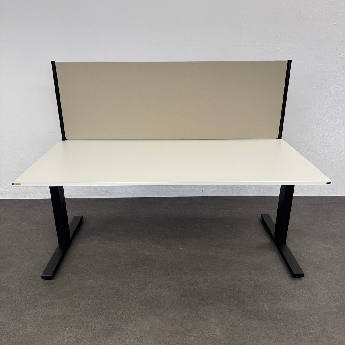 Narbutas Optima Tischtrennwand Stoff Cappucino - 6040372