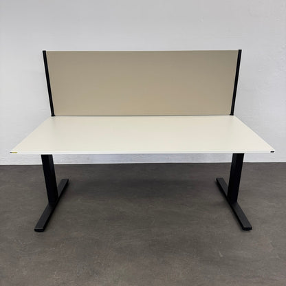 Narbutas Optima Tischtrennwand Stoff Cappucino - 6040372