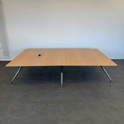 Wilkhahn Graph 300 Special Konferenztisch mit Spanplatte Buchendekor - 6040376