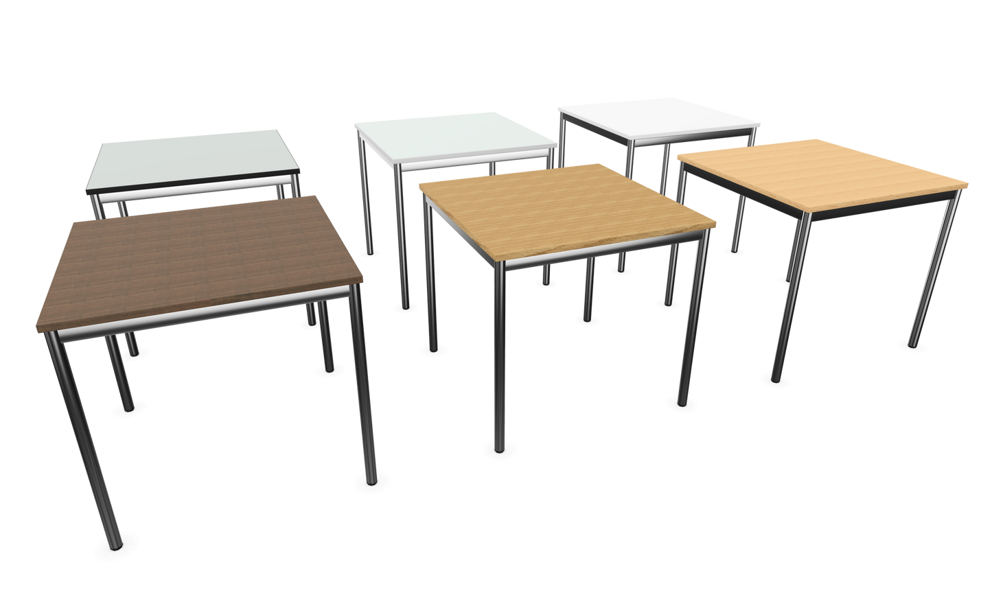 Dietiker Atos I Besprechungstisch - HPL Platte - Pearl White