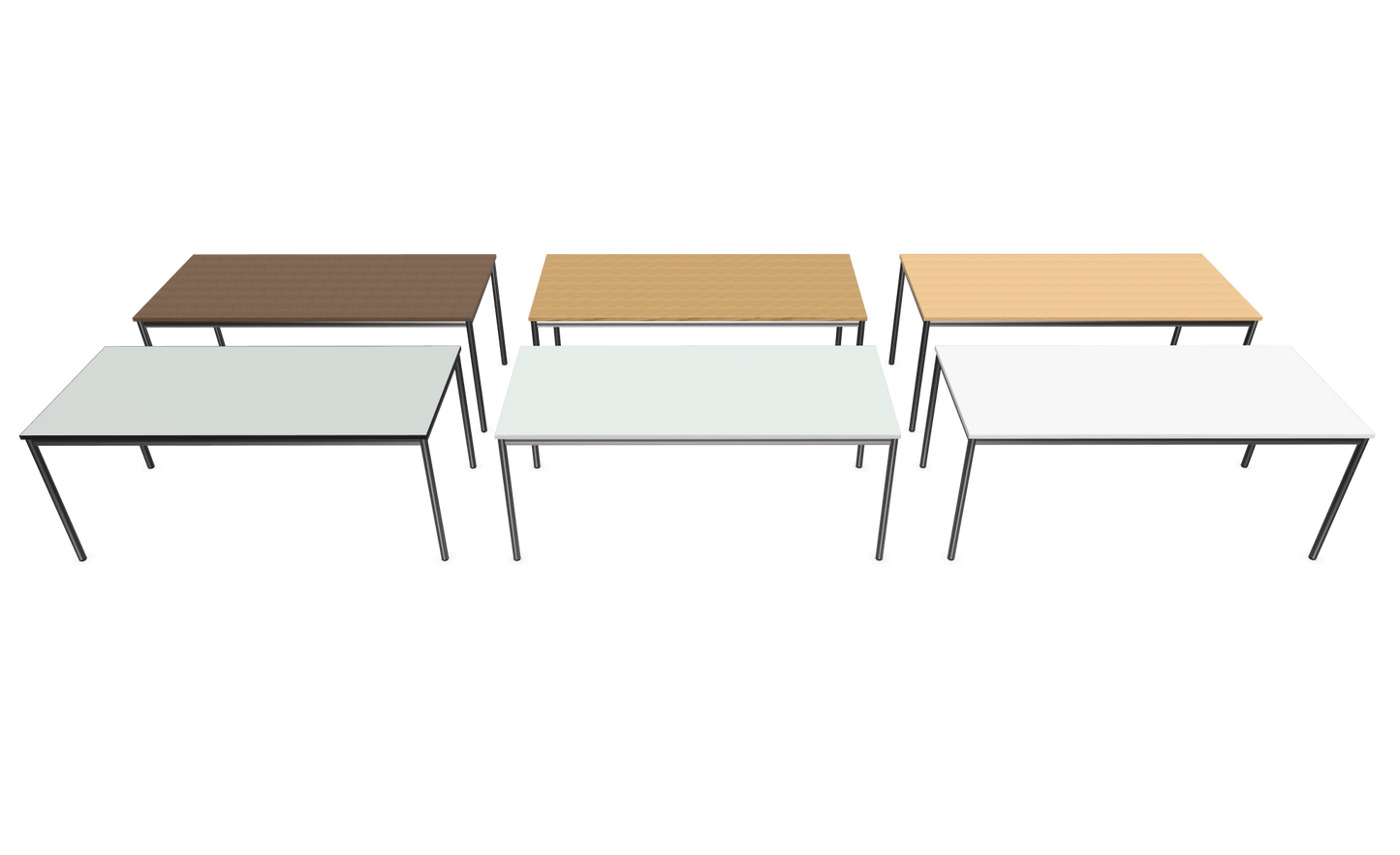 Dietiker Atos I Besprechungstisch - HPL Platte - Silver Grey