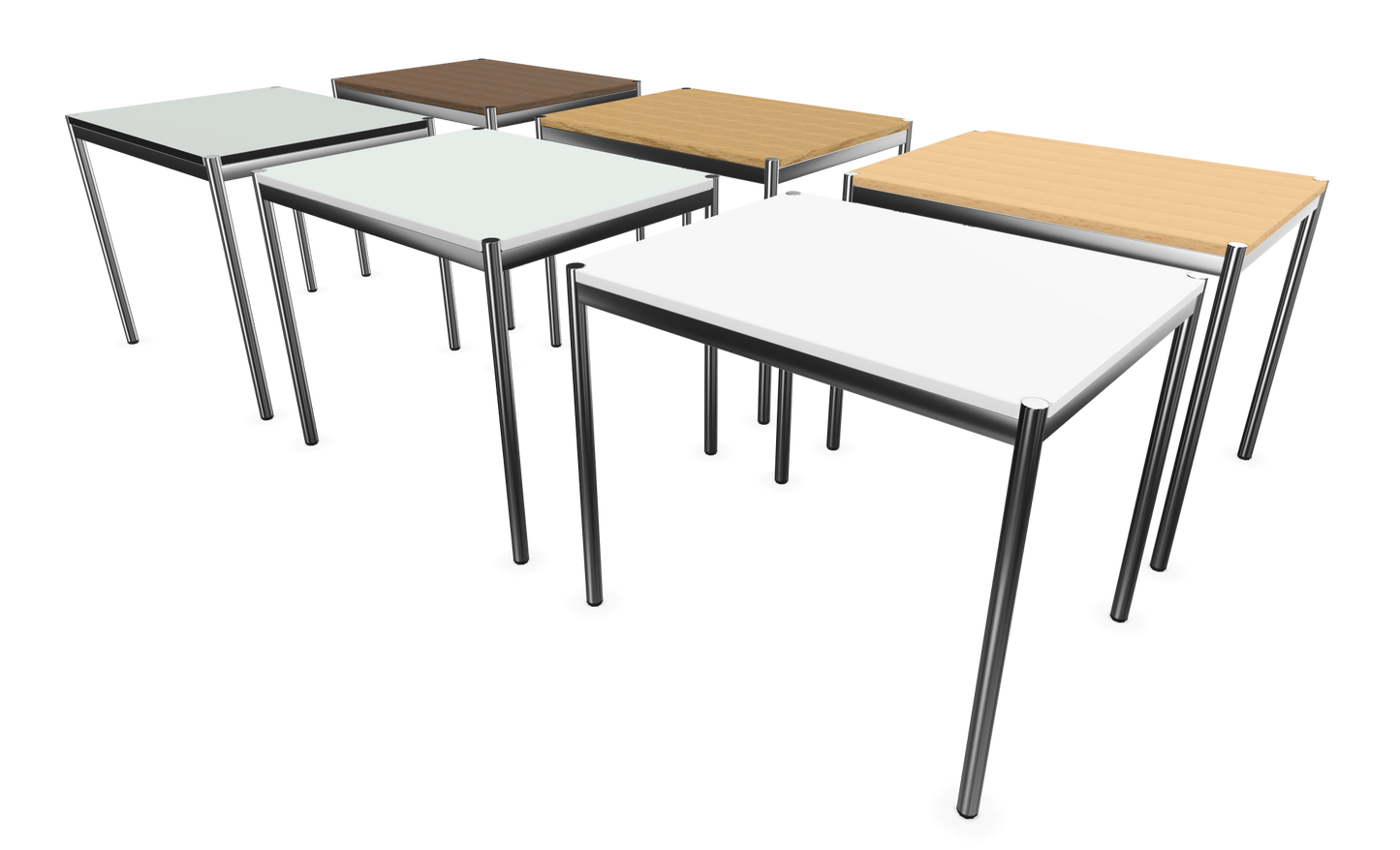 Dietiker Atos II Besprechungstisch - HPL Platte - Pearl White