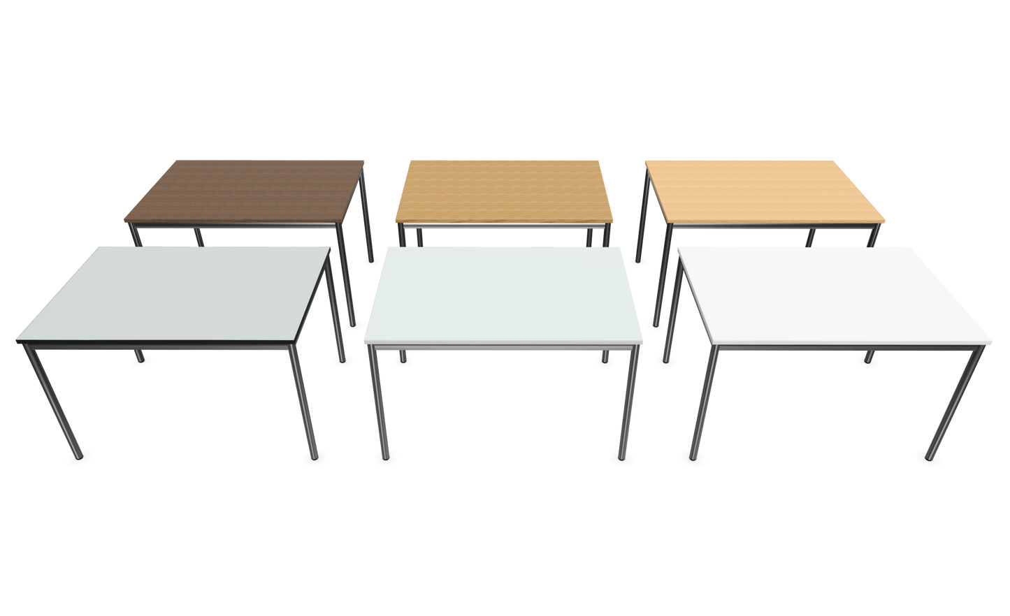 Dietiker Atos I Besprechungstisch - HPL Platte - Pearl White