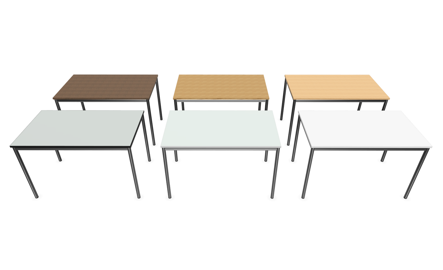 Dietiker Atos I Besprechungstisch - HPL Platte - Pearl White